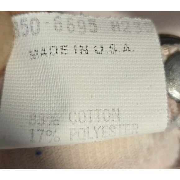 OshKosh B'gosh Vintage Pink Floral Girls Corduroy Overalls Size 12 Months Cotton - Picture 3 of 8